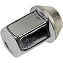 Wheel Lug Nut: M12-1.50 Thread, Conical 60, Flattop Capped, 1.26" Length, Chrome, 1 Pack