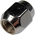 Wheel Lug Nut: M12-1.50 Thread, Conical 60, Acorn, 1.063" Length, Chrome, 1 Pack