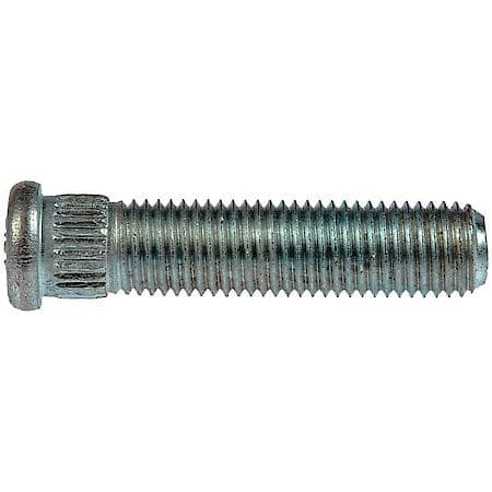 Wheel Stud: Serrated, M12-1.50 Thread Size, Right Hand Thread (Sold by each)