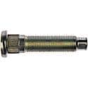 Wheel Stud : Serrated Stud, 1/2-20 Thread Size, RHT, 1 Pack