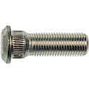 Wheel Stud: Serrated without Clip Head, M14-1.50 Thread Size, Right Hand Thread (Sold by each)