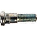 Wheel Stud: Serrated without Clip Head, 7/16-20 Thread Size, Right Hand Thread, 1 Pack