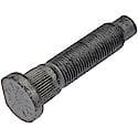 Wheel Stud: Serrated, 1/2-20 Thread Size, Right Hand Thread, 1 Pack