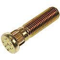 Wheel Stud: Serrated, M12-1.50 Thread Size, Right Hand Thread, 1 Pack