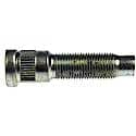 1/2-20 Serrated Wheel Stud With Clip Head - .610 In. Knurl, 2.097 In. Length