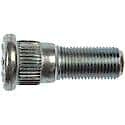 Wheel Stud : Serrated Stud, 1/2-20 Thread Size, RHT, 1 Pack