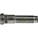 Wheel Stud : Serrated Stud without Clip Head, 1/2-20 Thread Size, RHT, 1 Pack