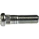 Wheel Stud : Serrated Stud, M12-1.25 Thread Size, RHT, 1 Pack