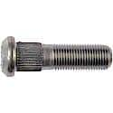 Wheel Stud: Serrated without Clip Head, 9/16-18 Thread Size, RHT, 1 Pack