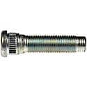 Wheel Stud: Serrated without Clip Head, 1/2-20 Thread Size, RHT, 1 Pack