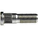 Wheel Stud: Serrated, 1/2-20 Thread Size, Right Hand Thread, 1 Pack