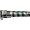 Wheel Stud: Serrated with Clip Head, M12-1.50 Thread Size, Right Hand Thread (Sold by each)