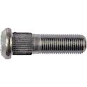 Wheel Stud : Serrated Stud, 9/16-18 Thread Size, RHT, 1 Pack