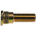 Wheel Stud: Serrated with Clip Head, M12-1.50 Thread Size, Right Hand Thread (Sold by each)