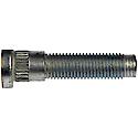 Wheel Stud: Serrated without Clip Head, M12-1.50 Thread Size, RHT, 1 Pack