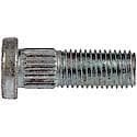 Wheel Stud : Serrated Stud, M10-1.25 Thread Size, RHT, 1 Pack