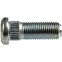 Wheel Stud : Serrated Stud, M12-1.25 Thread Size, RHT, 1 Pack