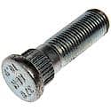 Wheel Stud: Serrated Stud, M12-1.25 Thread Size, RHT, 1 Pack