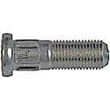 Wheel Stud : Serrated Stud, M12-1.25 Thread Size, RHT, 1 Pack