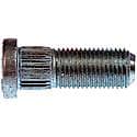 Wheel Stud : Serrated Stud, M12-1.25 Thread Size, RHT, 1 Pack