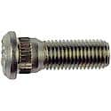 Wheel Stud : Serrated Stud, M12-1.50 Thread Size, RHT, 1 Pack