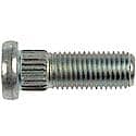 Wheel Stud : Serrated Stud, M12-1.50 Thread Size, RHT, 1 Pack