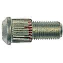 Wheel Stud : Serrated Stud, 1/2-20 Thread Size, RHT, 1 Pack