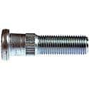 Wheel Stud : Serrated Stud, M14-1.50 Thread Size, RHT, 1 Pack