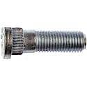 Wheel Stud : Serrated Stud with Clip Head, M12-1.50 Thread Size, RHT, 1 Pack