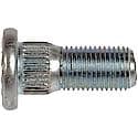 Wheel Stud : Serrated Stud, M12-1.25 Thread Size, RHT, 1 Pack