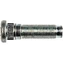 Wheel Stud : Serrated Stud, 9/16-18 Thread Size, RHT, 1 Pack