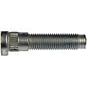 Wheel Stud : Serrated Stud, M12-1.50 Thread Size, RHT, 1 Pack