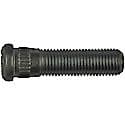 Wheel Stud : Serrated Stud, 7/16-20 Thread Size, RHT, 1 Pack