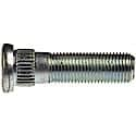 Wheel Stud : Serrated Stud, M12-1.25 Thread Size, RHT, 1 Pack