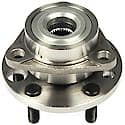 Wheel Bearing and Hub Assembly: Front, 4 Studs