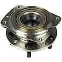 Wheel Bearing and Hub Assembly: Front, 5 Studs