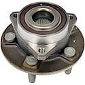 Wheel Bearing and Hub Assembly: Front/Rear, 5 Studs