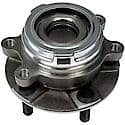 Wheel Bearing and Hub Assembly: Front, 5 Studs