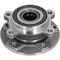 Wheel Bearing and Hub Assembly: Front, 5 Studs