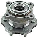 Wheel Bearing and Hub Assembly: 6 Studs