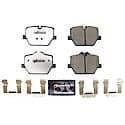 Z26 Performance Carbon-Fiber Ceramic Brake Pads with Hardware Kit - Rear