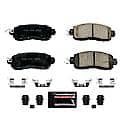 Z23 Daily Driver Carbon-Fiber Ceramic Brake Pads with Hardware Kit - Front