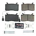 Z23 Daily Driver Carbon-Fiber Ceramic Brake Pads with Hardware Kit - Front