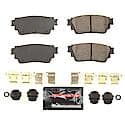 Z23 Daily Driver Carbon-Fiber Ceramic Brake Pads with Hardware Kit - Rear