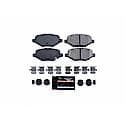 Z23 Daily Driver Carbon-Fiber Ceramic Brake Pads with Hardware Kit - Rear