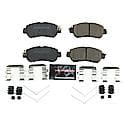 Z23 Daily Driver Carbon-Fiber Ceramic Brake Pads with Hardware Kit - Front