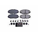Z23 Daily Driver Carbon-Fiber Ceramic Brake Pads with Hardware Kit - Front