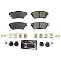 Z23 Daily Driver Carbon-Fiber Ceramic Brake Pads with Hardware Kit - Rear