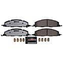 Z36 Truck and SUV Carbon-Fiber Ceramic Brake Pads with Hardware Kit - Rear
