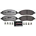 Z36 Truck and SUV Carbon-Fiber Ceramic Brake Pads with Hardware Kit - Rear